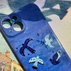 Case-Mate Blue Bird Pattern Phone Case
